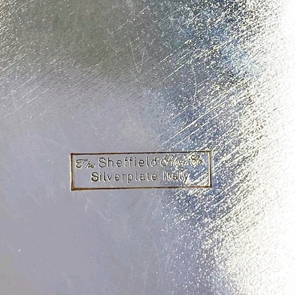 Sheffield Silver Company Silver Plated Pineapple Set of 4 Coasters Made In Italy - Picture 5 of 6